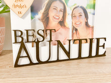 Load image into Gallery viewer, Personalised Best Auntie White Photo Frame
