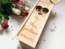 Load image into Gallery viewer, Personalised Wedding Bridge Champagne Box
