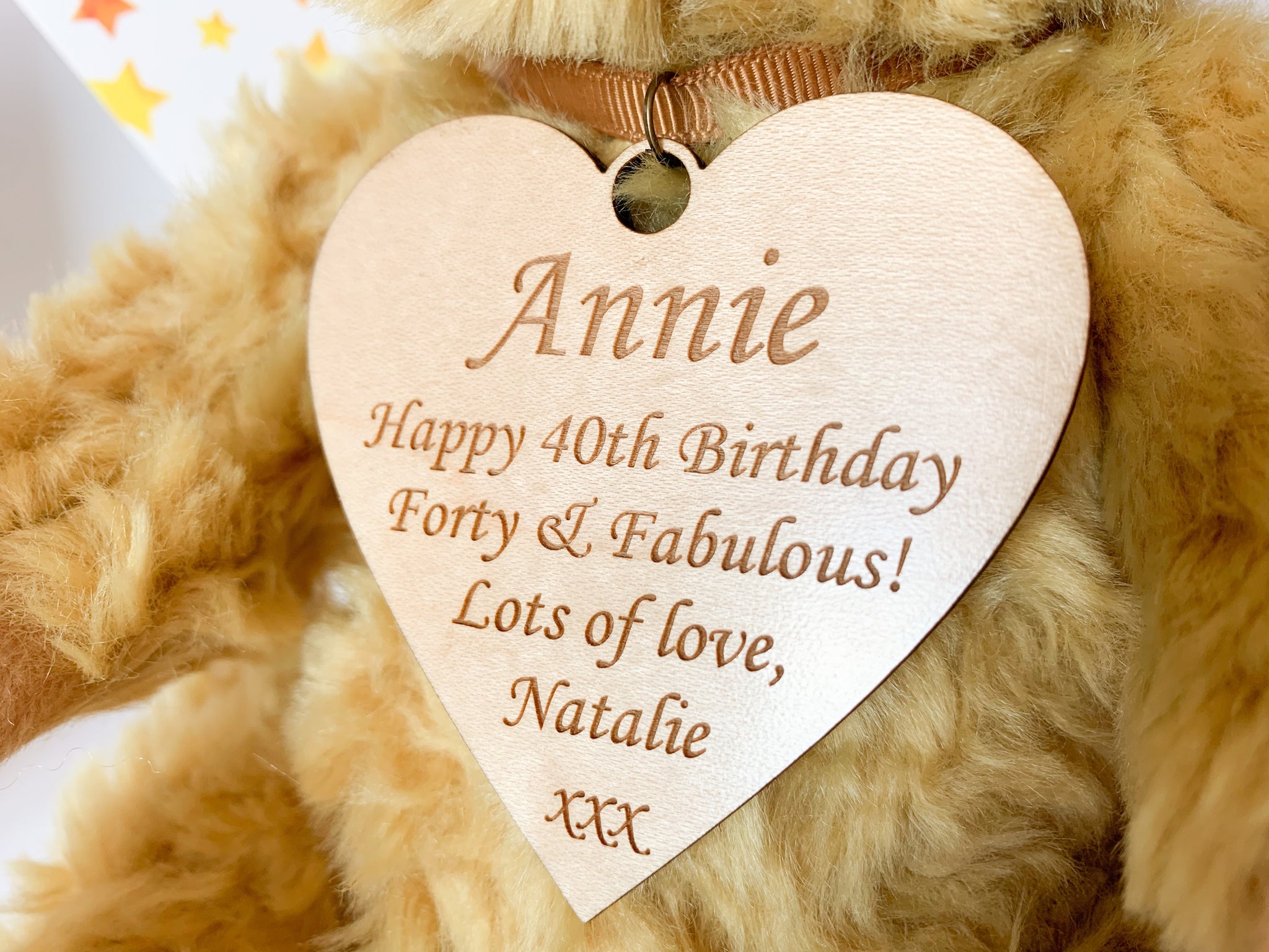 Personalised Birthday Mumbles Teddy Bear Unique Gift Idea