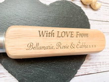 Load image into Gallery viewer, Personalised Happy Birthday Bottle Opener - Beeswax Finish
