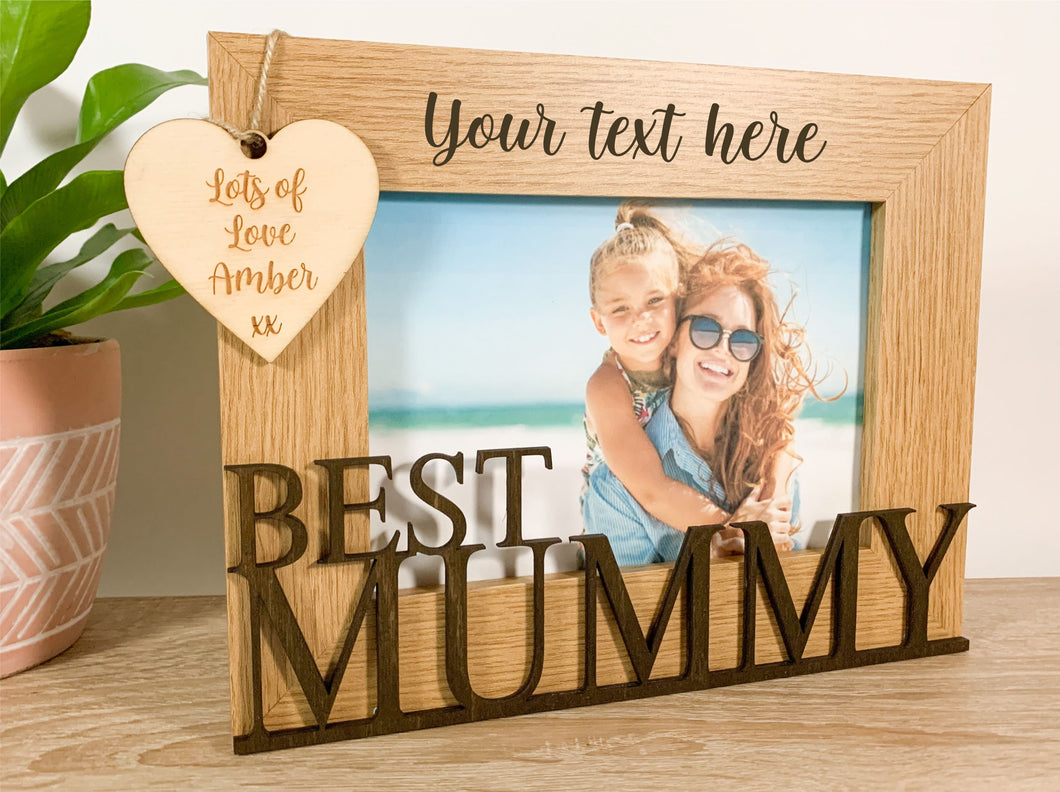 Personalised Best Mummy Photo Frame Gift