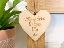 Load image into Gallery viewer, Personalised Love Oak Photo Frame
