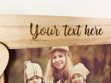 Load image into Gallery viewer, Personalised Best Auntie Natural Wood Photo Frame

