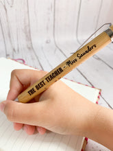 Load image into Gallery viewer, Personalised Engraved Bamboo Pen
