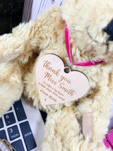 Load image into Gallery viewer, Personalised Thank You Mumbles Teddy Bear
