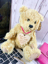 Load image into Gallery viewer, Personalised Thank You Mumbles Teddy Bear
